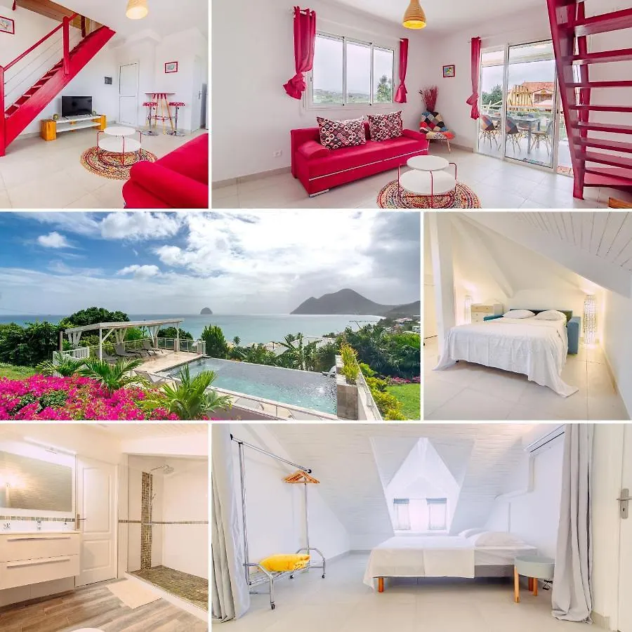 Duplex Luxury Avec Piscine A Debordement Et Vue Panoramique - Bed And Coffee Luxury Apartment Le Diamant 0*,  Martinique
